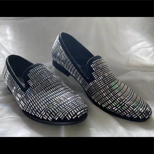 STEVE MADDEN CHROMO MENS SLIP ON LOAFERS SIZE 10